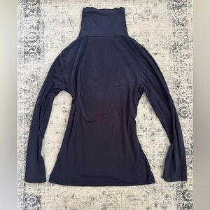 Y2K grunge turtle neck navy blue M/L